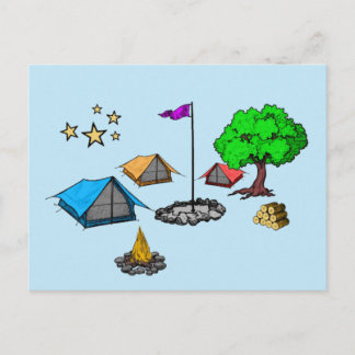 Postcard Camping ポストカード