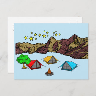 Postcard Camping ポストカード