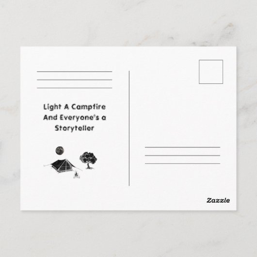 Postcard Camping ポストカード (裏面)