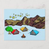 Postcard Camping ポストカード (正面)