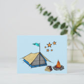 Postcard Camping ポストカード (スタンド正面)