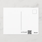 Postcard - Cat with Coffee ポストカード (裏面)