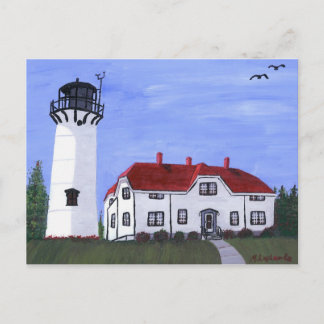 Postcard, Chatham Light by M. Laplante ポストカード