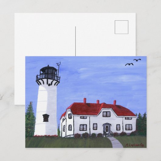 Postcard, Chatham Light by M. Laplante ポストカード (正面/裏面)