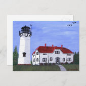 Postcard, Chatham Light by M. Laplante ポストカード (正面/裏面)