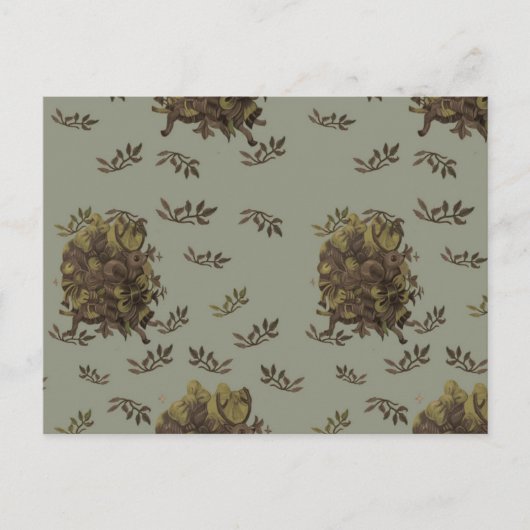 Postcard Ciervo con moños ポストカード (正面)