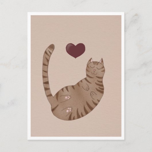 Postcard - Cute Cat ポストカード (正面)