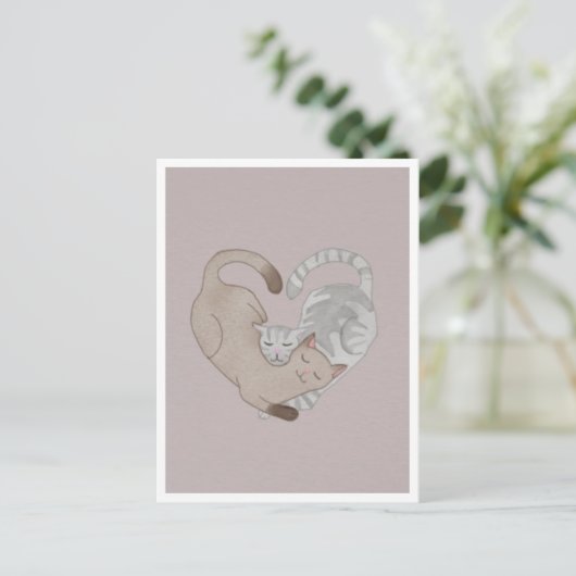 Postcard - Cute Cat ポストカード (スタンド正面)