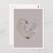 Postcard - Cute Cat ポストカード (正面/裏面)