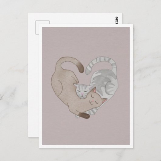 Postcard - Cute Cat ポストカード (正面/裏面)