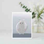 Postcard - Cute Cat in Glass ポストカード (スタンド正面)