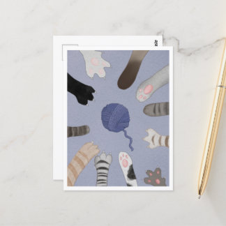 Postcard - Cute Paws ポストカード