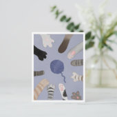 Postcard - Cute Paws ポストカード (スタンド正面)