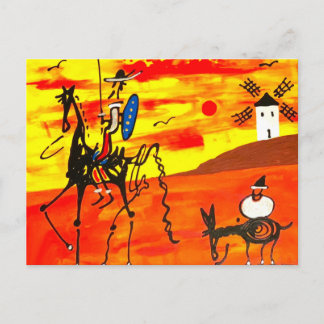 Postcard Don Quixote 4.25" x 5.6" ポストカード