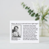 Postcard-Eleanor Roosevelt Human Rights ポストカード (スタンド正面)