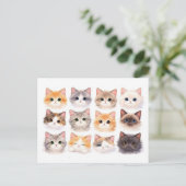 Postcard. Funny kittens ポストカード (スタンド正面)