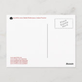 POSTcard GLAM金ゴールド ポストカード (裏面)