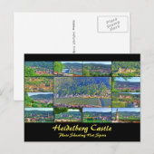 PostCard Heidelberg Castle写真射撃、 発砲HotSpots ポストカード (正面/裏面)