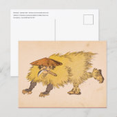 Postcard - Japanese ukiyo-e Minowaraji yokai ポストカード (正面/裏面)