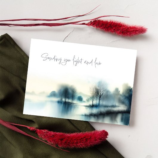 Postcard "Light and love" ポストカード