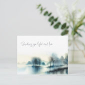 Postcard "Light and love" ポストカード (スタンド正面)