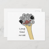 Postcard Long time no see ポストカード (正面/裏面)