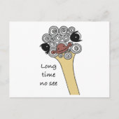 Postcard Long time no see ポストカード (正面)