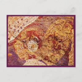 Postcard Love and Peace "Earth-Design" ポストカード