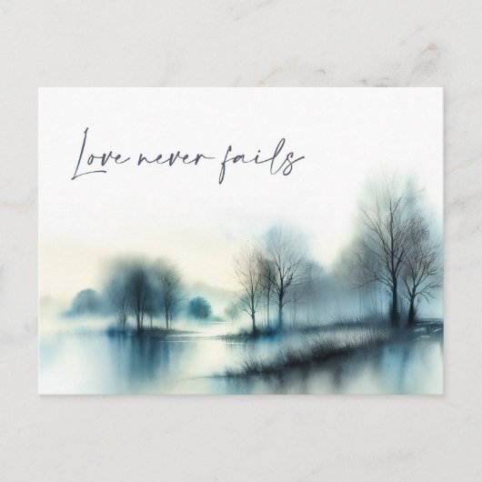 Postcard "Love never fails" ポストカード (正面)