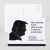 Postcard-Narcissistic Boss Postcard ポストカード (正面/裏面)