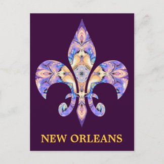 Postcard New Orleans Fleur-de-lis ポストカード