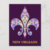 Postcard New Orleans Fleur-de-lis ポストカード (正面)