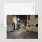 Postcard - Night walk in Vicenza, Italy ポストカード (正面/裏面)