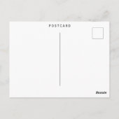 Postcard of a seal stuck in the snow ポストカード (裏面)