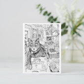 Postcard of Philly Cat on 9th Street ポストカード (スタンド正面)