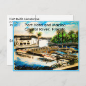 Postcard of Port Hotel Crystal River, Fl ポストカード (正面/裏面)