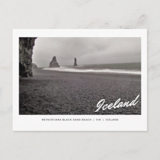 Postcard of Reynisfjara Black Sand Beach, Iceland ポストカード
