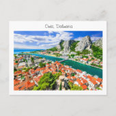 Postcard Omis Dalmatia ポストカード (正面)