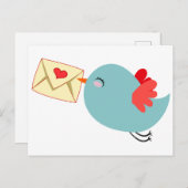 postcard pigeon mail ポストカード (正面/裏面)