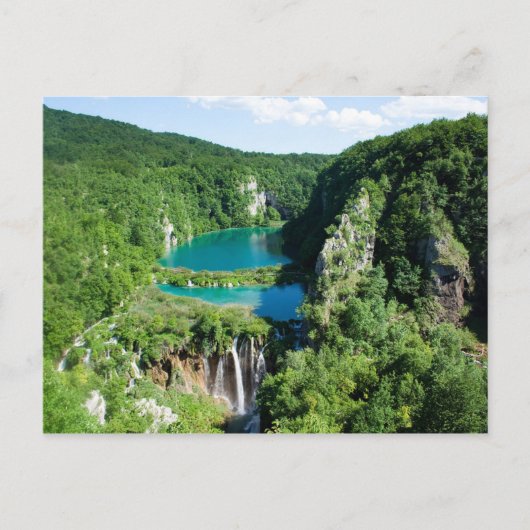 Postcard Plitvice Lakes National Park, Croatia ポストカード (正面)