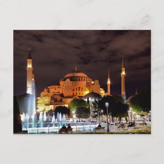 Postcard Santa Sofia Mosque in Istanbul, Turkey シーズンポストカード (正面)