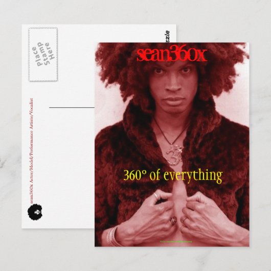 PostCard sean360 x 360° GLAMazon ポストカード (正面/裏面)