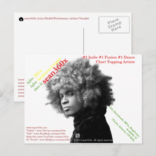 PostCard sean360x BE ポストカード (正面/裏面)