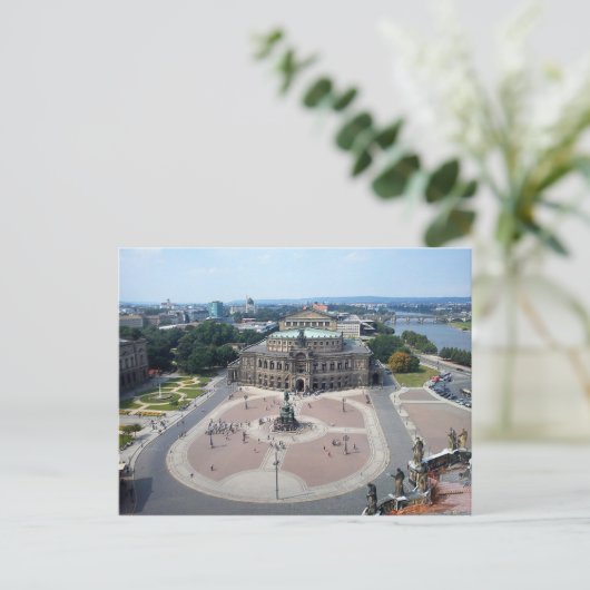 Postcard Semperoper in Dresden Germany ポストカード (スタンド正面)