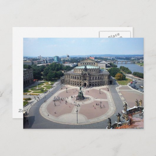 Postcard Semperoper in Dresden Germany ポストカード (正面/裏面)