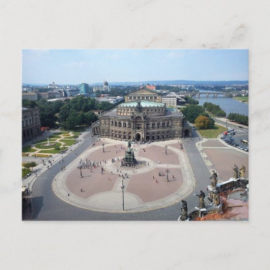 Postcard Semperoper in Dresden Germany ポストカード (正面)