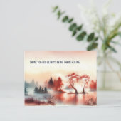 Postcard "Thank you for always being there for me" ポストカード (スタンド正面)