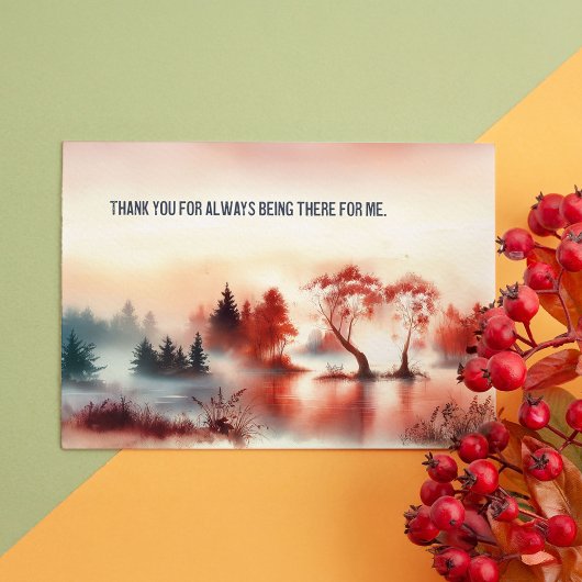 Postcard "Thank you for always being there for me" ポストカード