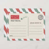 Postcard to Santa Claus ポストカード (正面/裏面)