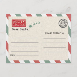 Postcard to Santa Claus ポストカード